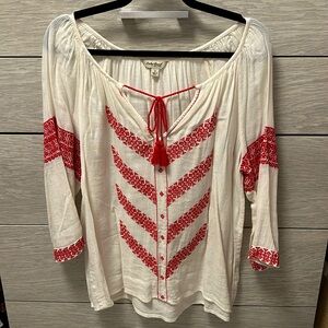 Lucky Brand Women’s Top – Effortlessly Boho & Chic